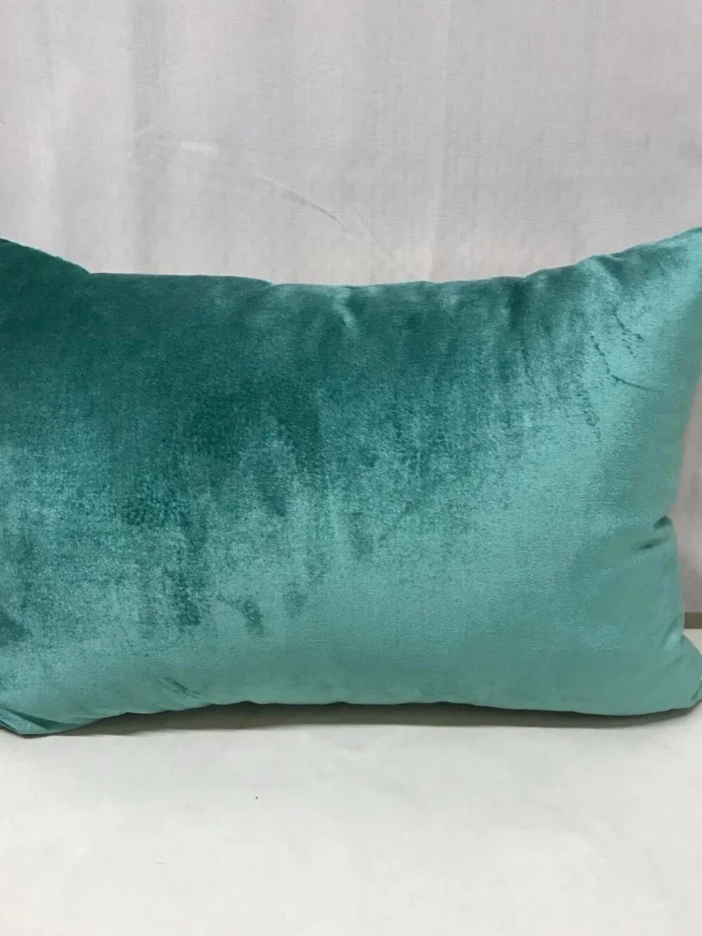 Unbranded Elephant Print Blue Throw Pillow Velvet Covers Cover Bedroom